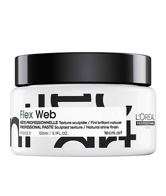 TECNI ART FLEX WEB DESIGN SCULPTING PASTE FORCE 5 150 ml Hair Styling Asetena Pa 