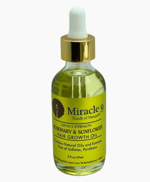 MIRACLE 9 ROSEMARY AND SUNFLOWER HAIR GROWTH OIL 59 ml Sprays, Serums and Oils Asetena Pa 