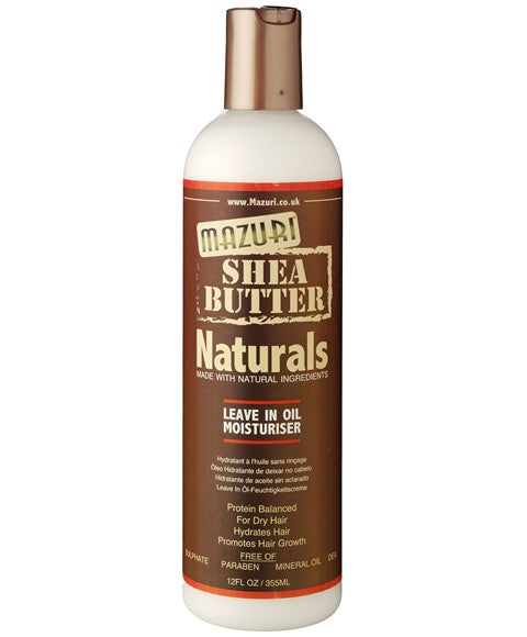 SHEA BUTTER NATURALS LEAVE IN OIL MOISTURIZER 355 ml Treatments Asetena Pa 