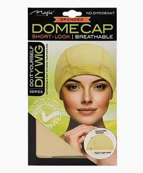 MAGIC COLLECTION DIY SERIES SHORT LOOK DOME CAP DIY001NAT Durags and Caps Asetena Pa 