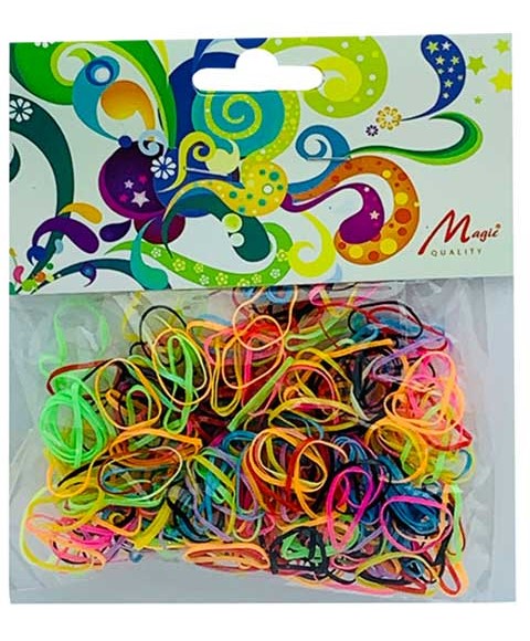 MAGIC QUALITY ELASTIC RUBBER BAND 332 AST  Color Assorted Kids Hair Accessories Asetena Pa 