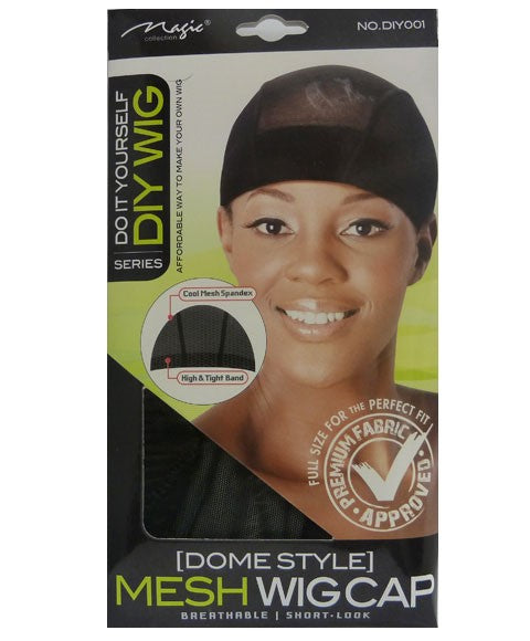 MAGIC COLLECTION DIY SERIES DOME STYLE MESH WIG CAP DIY001  Color Black Extensions Accessories Asetena Pa 