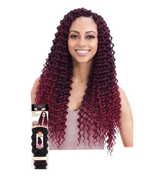 GLANCE BRAID DEEP TWIST BULK 22" Color OT30 Hair for Braid Extensions Asetena Pa 