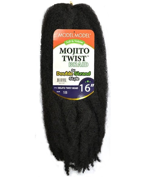 MODEL MODEL SYN MOJITO TWIST BRAID 16 Color T27 Hair for Braid Extensions Asetena Pa 