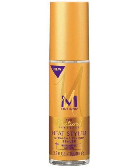 MOTIONS FOR NATURAL TEXTURES HEAT STYLED STRAIGHT FINISH SEALER 100 ml Treatments Asetena Pa 