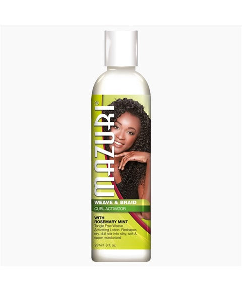 BRAID AND WEAVE CURL ACTIVATOR WITH ROSEMARY MINT 237 ml Relaxer n Texturizer Asetena Pa 