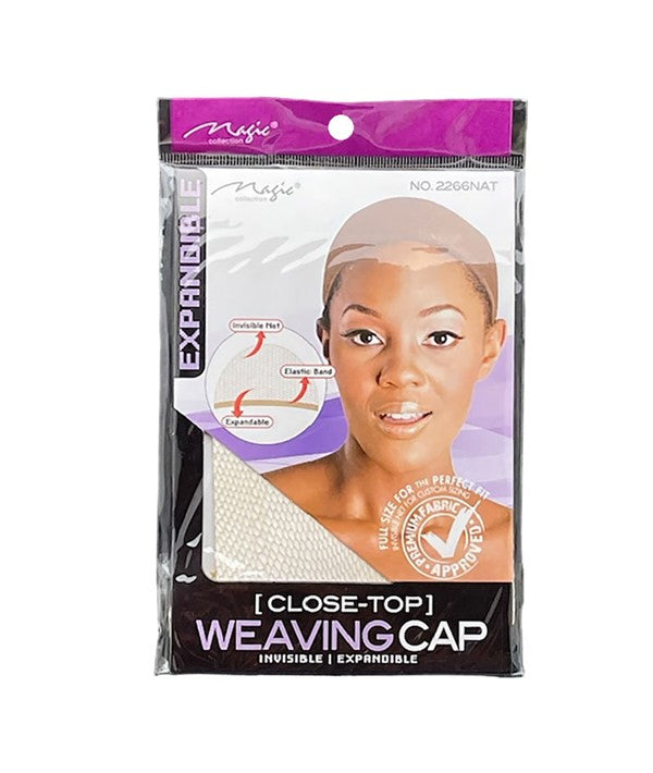 MAGIC COLLECTION CLOSE TOP WEAVING CAP 2266NAT Durags and Caps Asetena Pa 