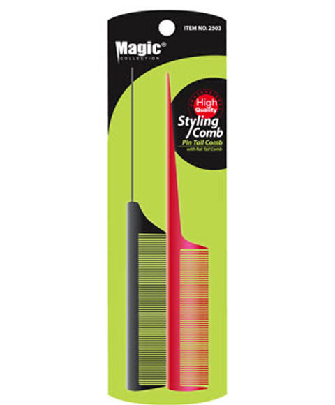 MAGIC COLLECTION PIN TAIL COMB 2503 Hair Brushes and Combs Asetena Pa 