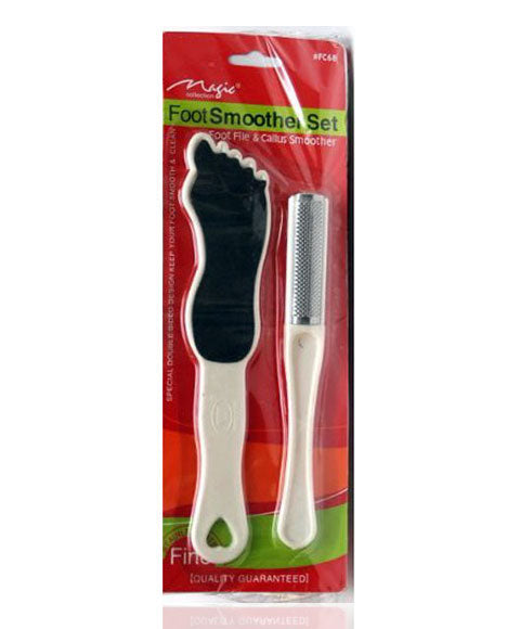 MAGIC COLLECTION FOOT SMOOTHER SET FC68  Color Set 2 in 1 Pedicure and Manicure Asetena Pa 
