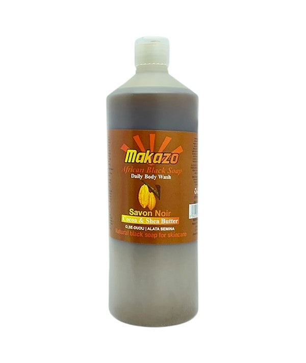 MAKAZO AFRICAN BLACK SOAP COCOA AND SHEA BUTTER DAILY BODY WASH 977 ml Body Care Asetena Pa 