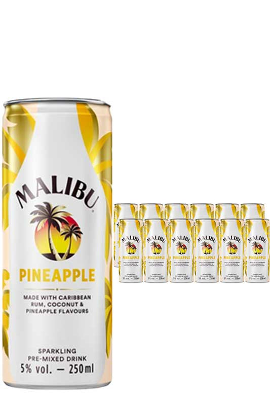 Malibu Pineapple   12x25cl