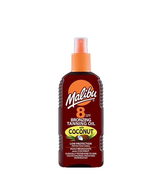 MALIBU BRONZING TANNING OIL WITH COCONUT SPF8 200 ml Skin Treatments Asetena Pa 