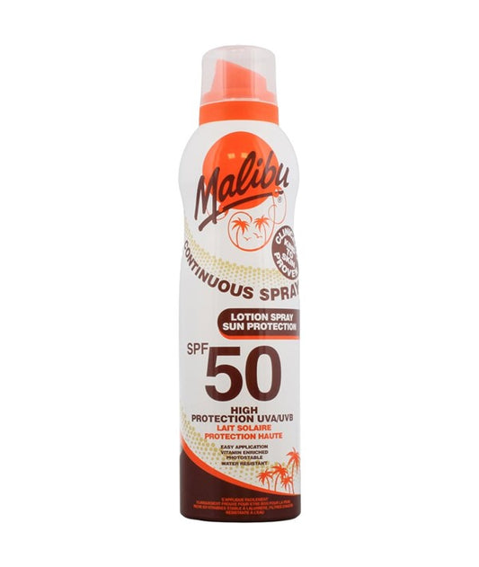 MALIBU CONTINUOUS LOTION SPRAY SUN PROTECTION SPF50 175 ml Skin Treatments Asetena Pa 