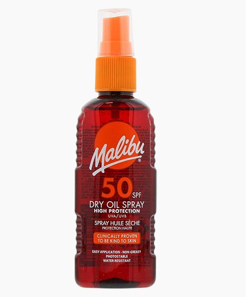 MALIBU DRY OIL SPRAY SPF50 100 ml Skin Treatments Asetena Pa 