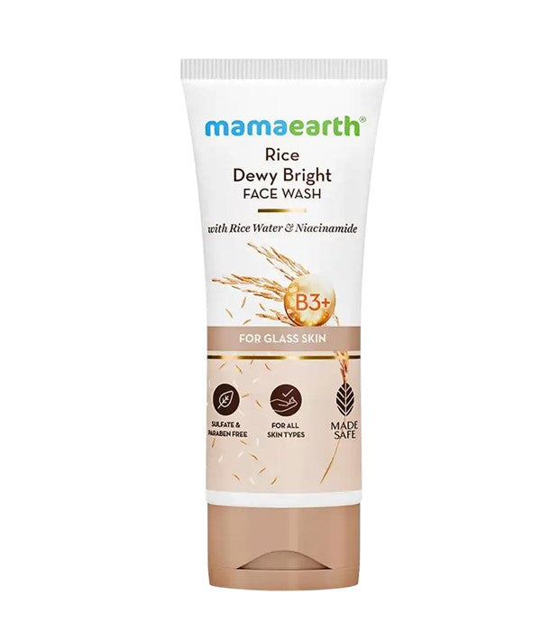 RICE DEWY BRIGHT FACE WASH 100 ml Skin Wash Asetena Pa 