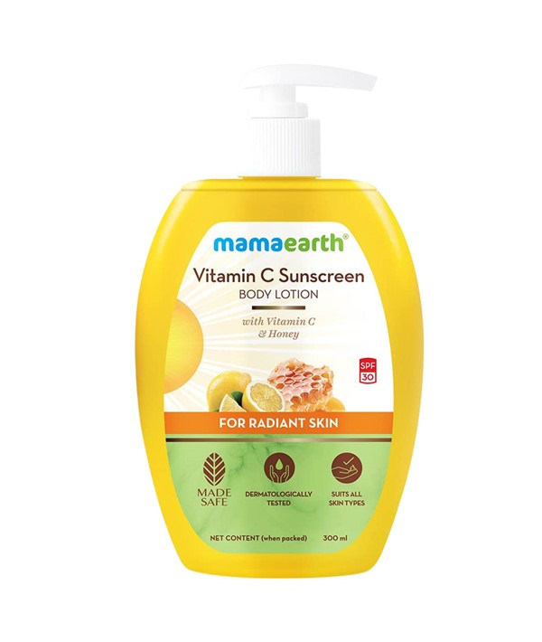VITAMIN C AND HONEY VITAMIN C SUNSCREEN BODY LOTION FOR RADIANT SKIN 300 ml Skin Moisturizing Asetena Pa 