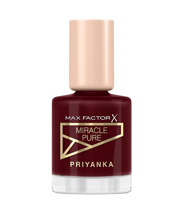 MAX FACTOR MIRACLE PURE NAIL POLISH PRIYANKA EDITION 380 BOLD ROSEWOOD 12 ml Nails Asetena Pa 