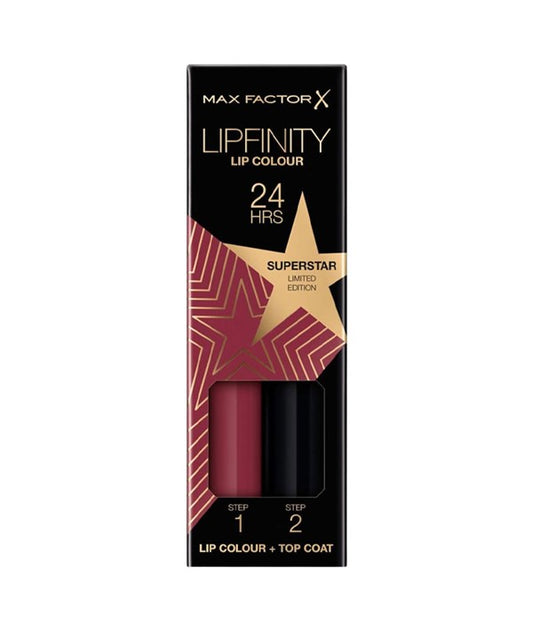 MAX FACTOR 24H LIPFINITY LIP COLOUR SUPERSTAR LIMITED EDITION  Color 86 Superstar Lips Asetena Pa 