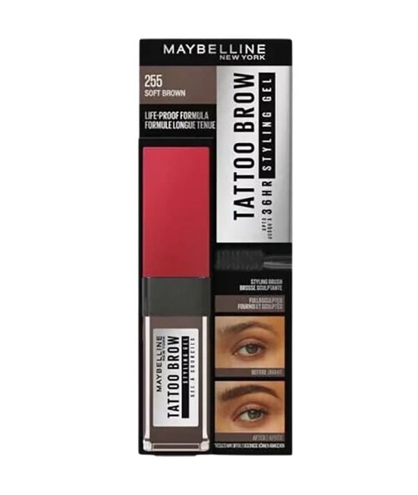 TATTOO BROW 36H STYLING BROW GEL 6.0 ml Color 260 Deep Brown Eye Makeup Asetena Pa 