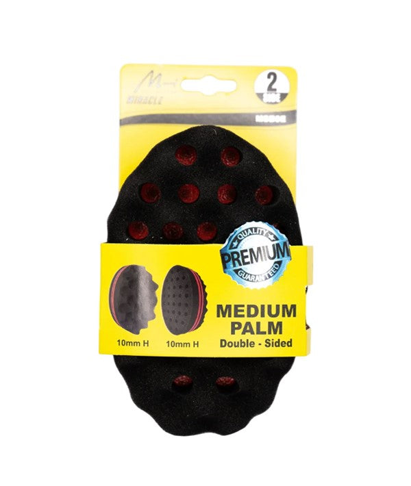 MIRACLE MEDIUM DOUBLE SIDED SPONGE MSB0E Hair Brushes and Combs Asetena Pa 
