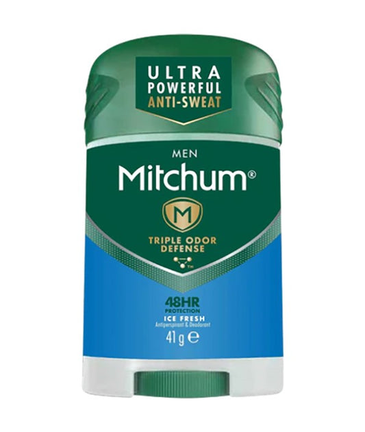 MITCHUM MEN 48H ICE FRESH TRIPLE ODOR DEFENSE DEODORANT STICK 41g Body Care Asetena Pa 