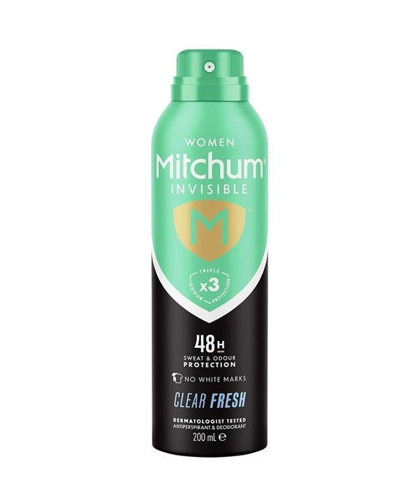 MITCHUM WOMEN 48H CLEAR FRESH DEODORANT SPRAY 200 ml Body Care Asetena Pa 
