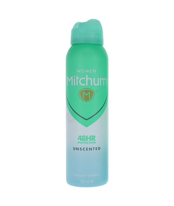 MITCHUM WOMEN 48H PROTECTION UNSCENTED DEODORANT SPRAY 150 ml Body Care Asetena Pa 