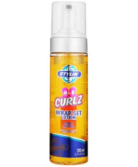 STYLIN CURLZ WRAP SET LOTION 200ml Sprays, Serums and Oils Asetena Pa 