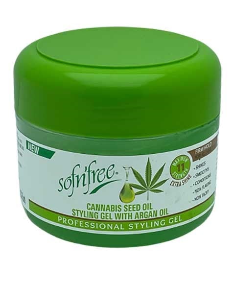 SOF N FREE CANNABIS SEED OIL STYLING GEL 250 ml Hair Styling Asetena Pa 