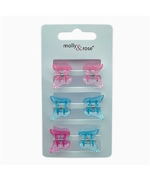 BUTTERFLY MINI CLAMPS 8815  Color Assorted Kids Hair Accessories Asetena Pa 