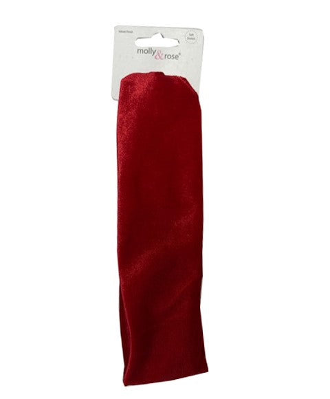 VELVET FINISH SOFT STRETCH HEAD BAND ASSORTED 7237 Kids Hair Accessories Asetena Pa 