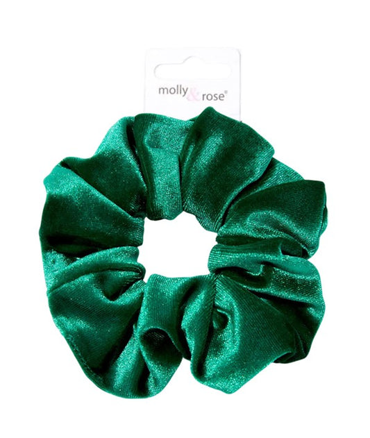 HIGH SHINE GREEN VELVET LARGE SCRUNCHIE 9329 Kids Hair Accessories Asetena Pa 