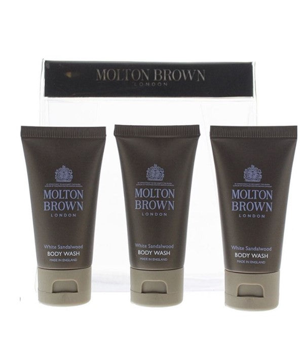 WHITE SANDALWOOD BODY WASH TRIO TRAVEL PACK Body Care Asetena Pa 