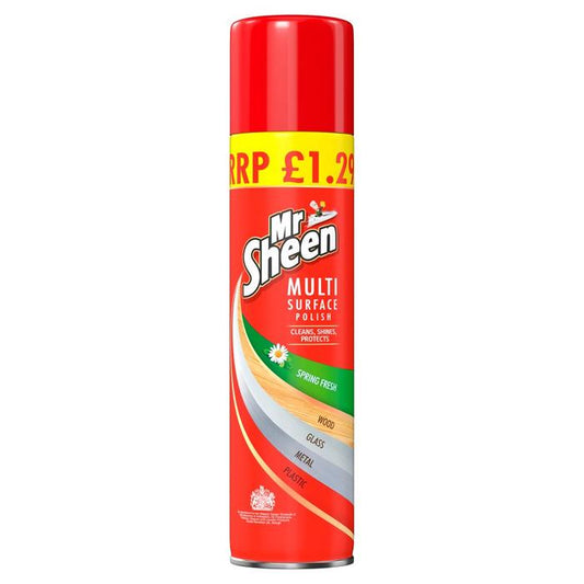 Mr Sheen Aero Spring Fresh   6x250ml