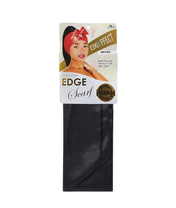 EDGE EFFECT LAYING DOWN EDGE SCARF MCS47BLK Durags and Caps Asetena Pa 