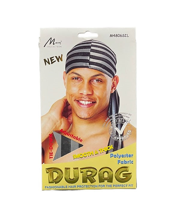MURRY COLLECTION SMOOTH AND THICK DURAG M4806SIL Durags and Caps Asetena Pa 