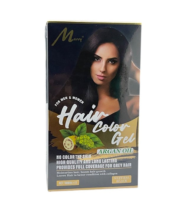 MURRY HAIR COLOR GEL 500mlx2 Color Natural Black Treatments Asetena Pa 