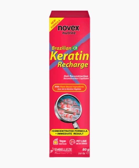 BRAZILIAN KERATIN RECHARGE HAIR RECONSTRUCTION 80 g Treatments Asetena Pa 