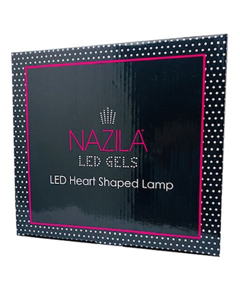 NAZILA LED GELS HEART SHAPE LAMP  Color Black Salon Equipment Asetena Pa 