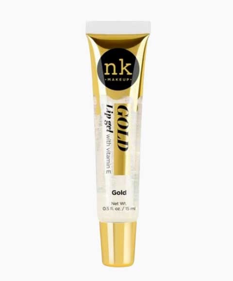 NK GOLD LIP GEL WITH VITAMIN E GOLD 15 ml Lips Asetena Pa 