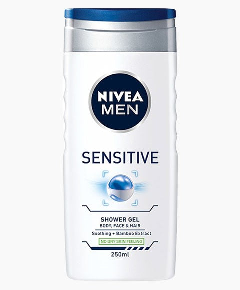 NIVEA MEN SENSITIVE SHOWER GEL 250 ml Skin Wash Asetena Pa 