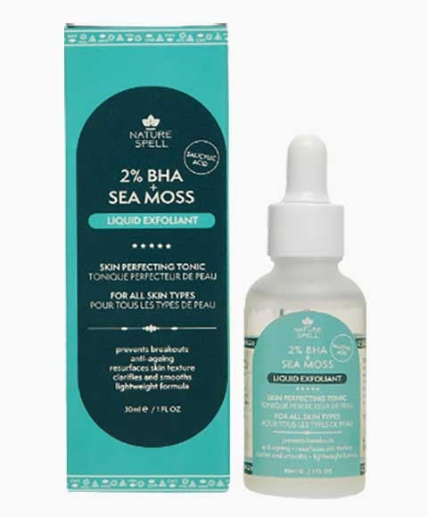 NATURE SPELL BHA AND SEA MOSS LIQUID EXFOLIANT 30 ML Skin Treatments Asetena Pa 