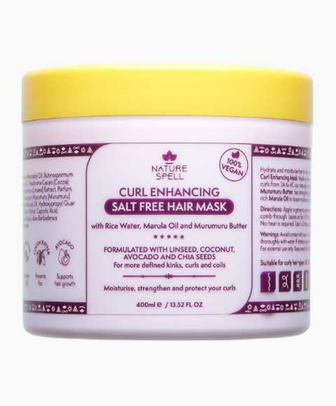 NATURE SPELL CURL ENHANCING SALT FREE HAIR MASK 400 ml Treatments Asetena Pa 