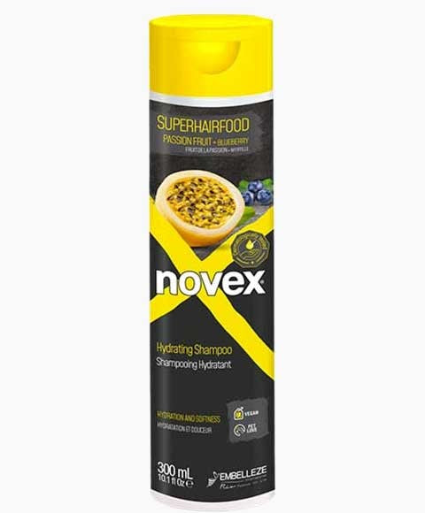 SUPER HAIR FOOD PASSION FRUIT PLUS BLUEBERRY HYDRATING SHAMPOO 300 ml Shampoo Asetena Pa 