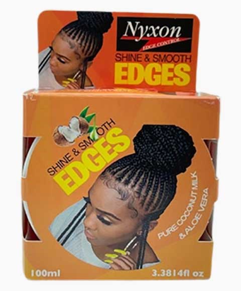 EDGES GEL SHINE N SMOOTH COCONUT MILK N ALOE VERA 100 ml Hair Styling Asetena Pa 