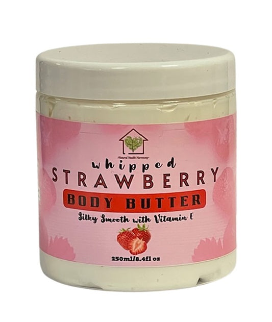 WHIPPED STRAWBERRY BODY BUTTER 250 ml Skin Moisturizing Asetena Pa 
