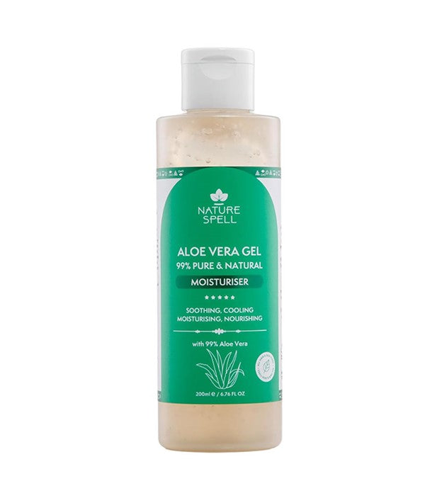 NATURE SPELL PURE AND NATURAL ALOE VERA GEL MOISTURISER 200 ml Hair Styling Asetena Pa 