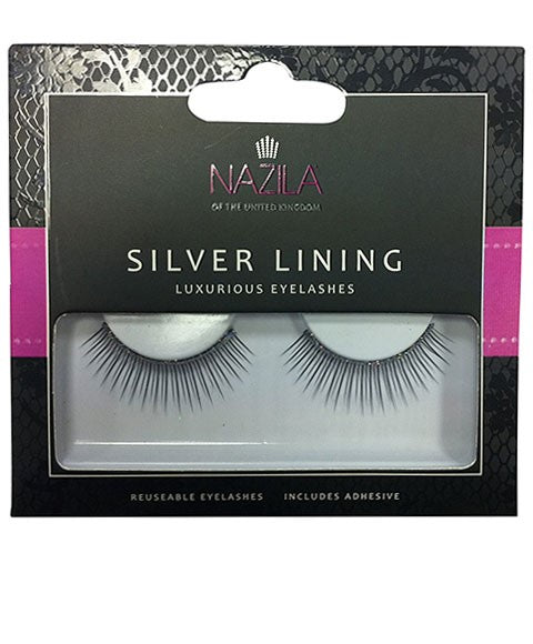 SILVER LINING LUXURIOUS EYELASHES  Color Black Eye Makeup Asetena Pa 