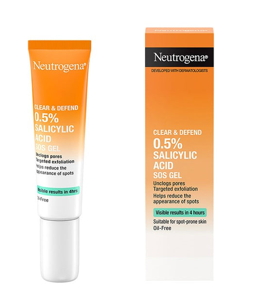 NEUTROGENA CLEAR AND DEFEND SALICYLIC ACID SOS GEL 15 ml Skin Moisturizing Asetena Pa 