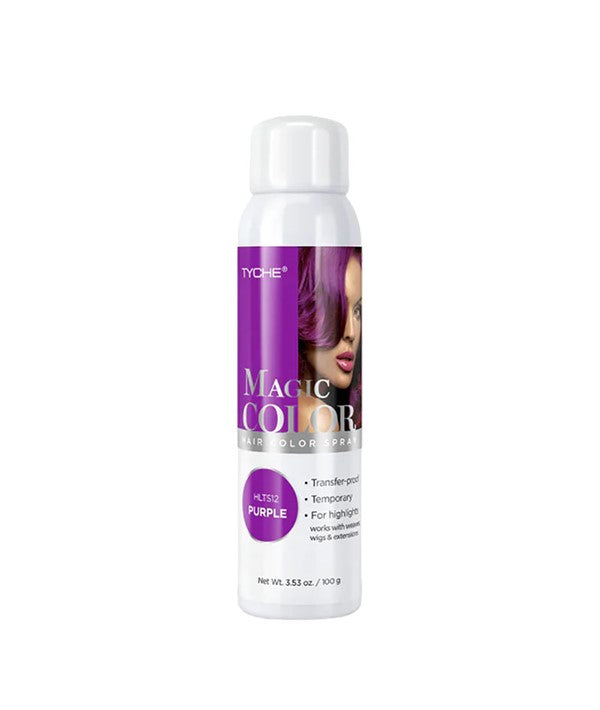 TYCHE MAGIC COLOR HAIR COLOR SPRAY PURPLE 100 g Hair Color Asetena Pa 